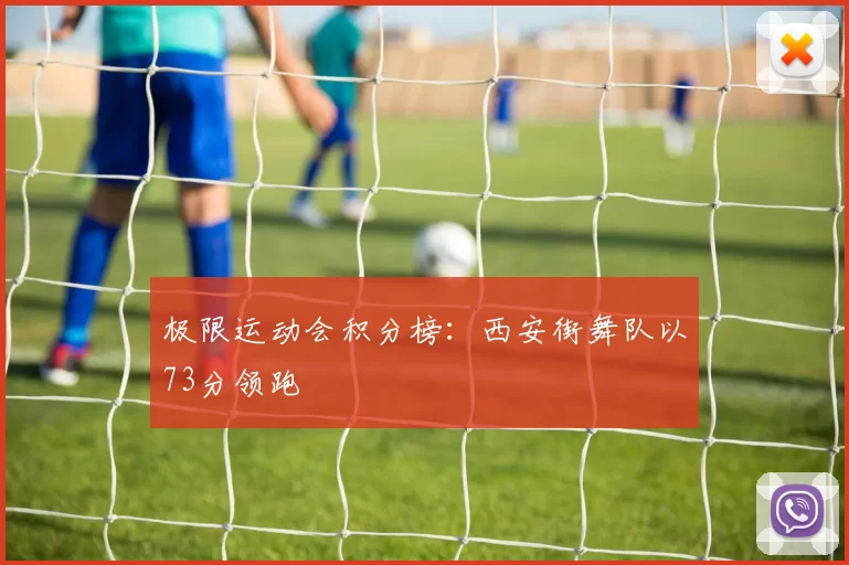 极限运动会积分榜：西安街舞队以73分领跑